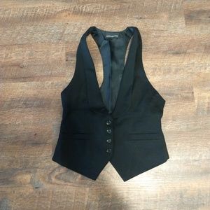 Express tuxedo vest